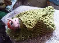 вязаное покрывальце для ребенка