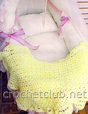 желтое одеяльце для малыша