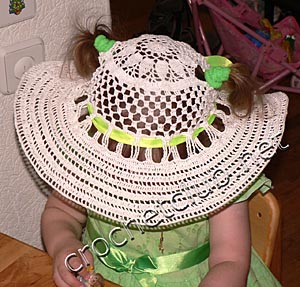 детская летняя шляпка 1