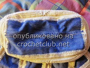 джинсы и вязание - сумка 10