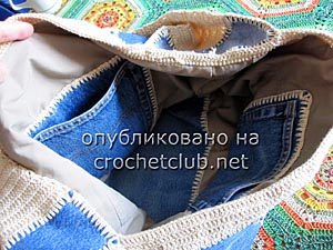 джинсы и вязание - сумка 11