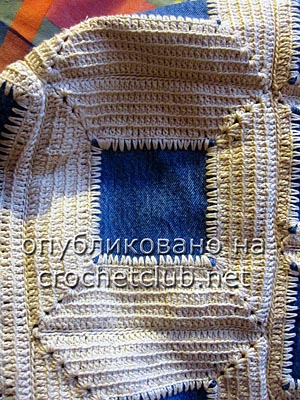 джинсы и вязание - сумка 2