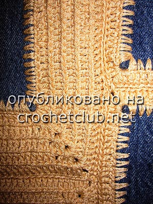 джинсы и вязание - сумка 5