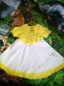 Платье "Лилия" - вязание и ткань