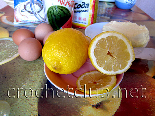 продукты для лимонного пирога