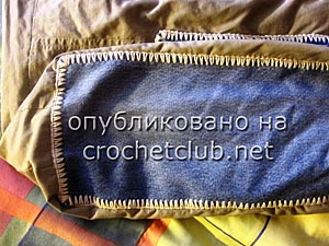 джинсы и вязание - сумка 9