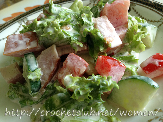 салат с мясом и овощами 1